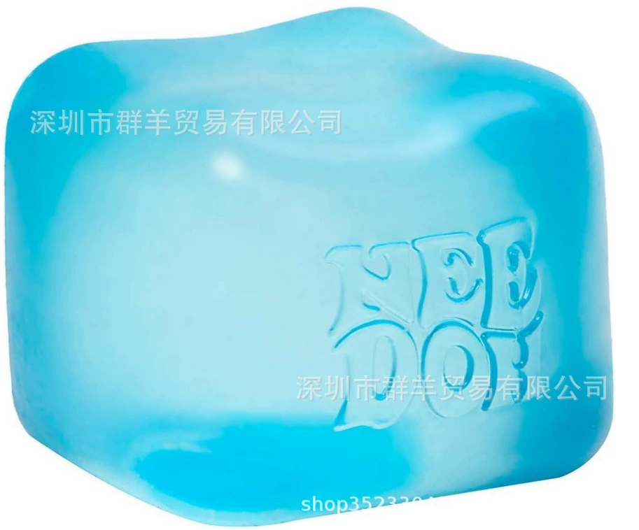 Сенсорный сжимаемый куб NeeDoh Nice Cube (Schylling) — 5,6 см, антистресс