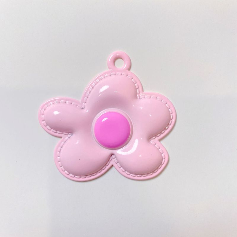 新しいカラフルな花五弁花ドーパミンペンダントペンダント合金 diy キーホルダーバッグジュエリーペンダント|undefined