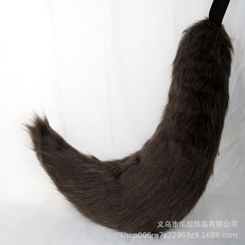 大きいサイズの手は獣の耳の獣の尾のぬいぐるみのコスプレのアクセサリの道具のキツネの尾の狼の尾のアクセサリを作ります。|undefined