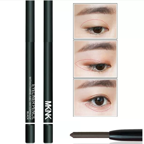 MKNK Popular Automatic Waterproof Inner eyeliner Gel Pen eyeliner Lying Silkworm Eye Shadow Eyebrow Pencil Makeup Pen eyeliner