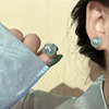 Advanced small design retro earrings from pearl, 2023 collection