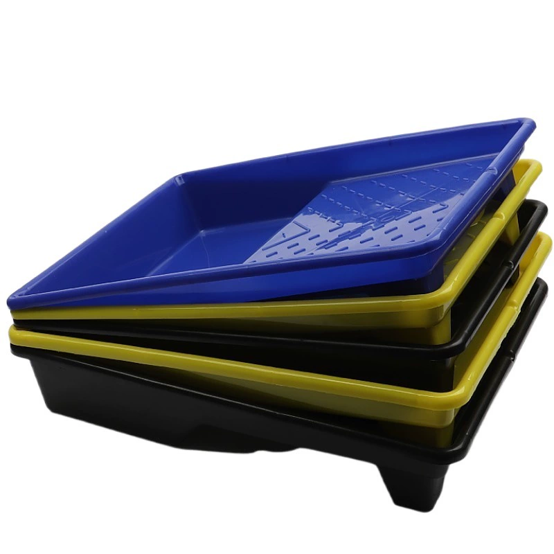 Краска лоток роликовая кисть лоток для краски Универсальный Лоток для краски контейнер инструмент 4 дюйма 9 дюймов пластиковый лоток