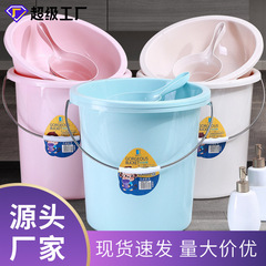 輝海バケツ家庭用貯水用プラスチックバケツを手に入れて、蓋付き洗面器桶学生寮洗面3点を厚くする