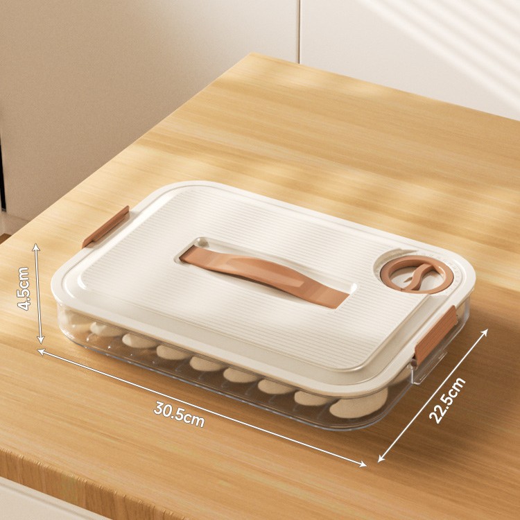 Caja de albóndigas, caja de almacenamiento de refrigerador de cocina de grado alimenticio doméstico, caja especial para congelación rápida y refrigeración de arroz de balón.