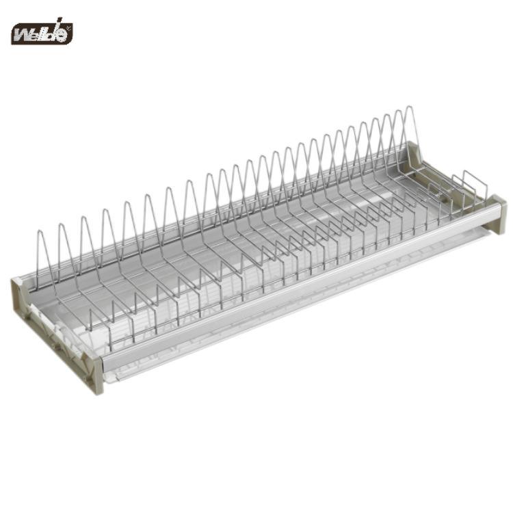 Welldo纬东 橱柜不锈钢碗碟架橱柜不锈钢碗碟沥水架