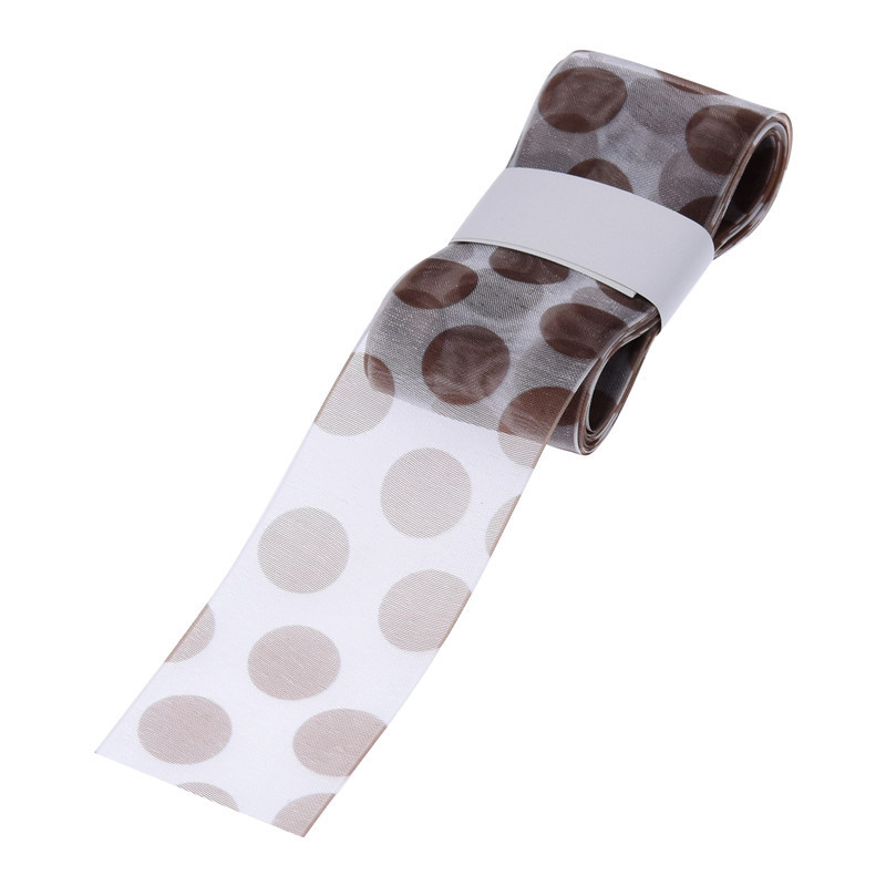 Transfronterizo nuevo 4cm impreso punto grande cinta transparente horquilla regalo creativo embalaje gasa luz cinta 5Y