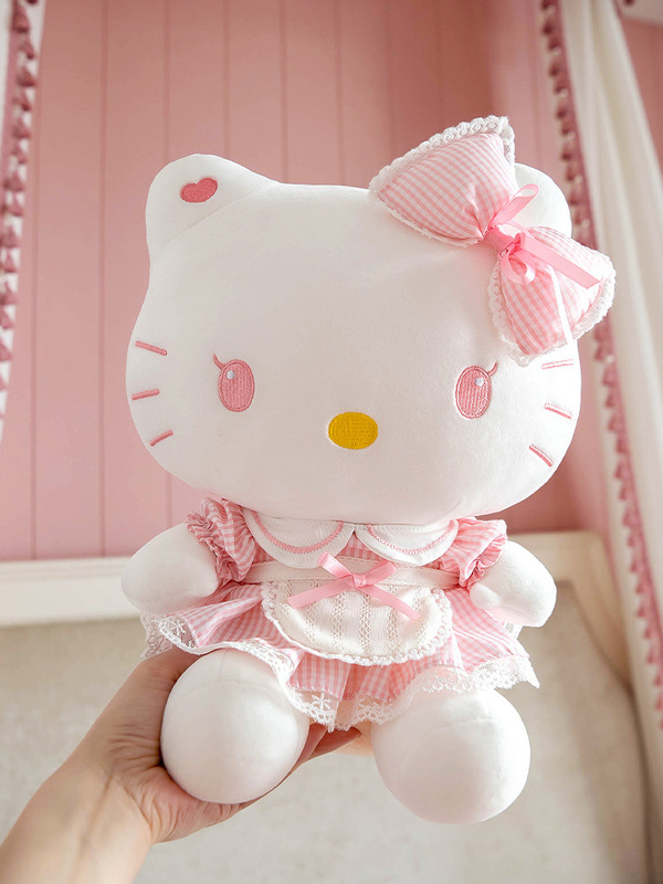 hellokitty公仔毛绒玩具可爱洛丽塔kt猫咪安抚玩偶娃娃生日礼物女|undefined