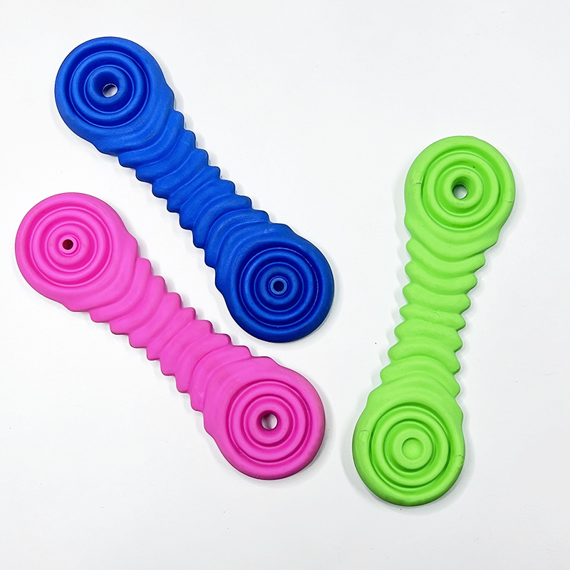 Amazon juguete para mascotas mordedura de entrenamiento aliviar la congestión del perro mordedura de palo molar resistente a la mordedura de hilo interactivo hueso perro de juguete