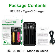 VAPCELL U2 2A������p������懚�/��x��늳س����18650��̖