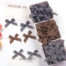 格子丝带千鸟格小蝴蝶结1cm宽格纹少女心礼品装饰辅料手工DIY材料