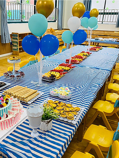 Wholesale Disposable Tablecloth Party Rectangular Children's Day Classroom Decoration Scene Layout Birthday Kindergarten