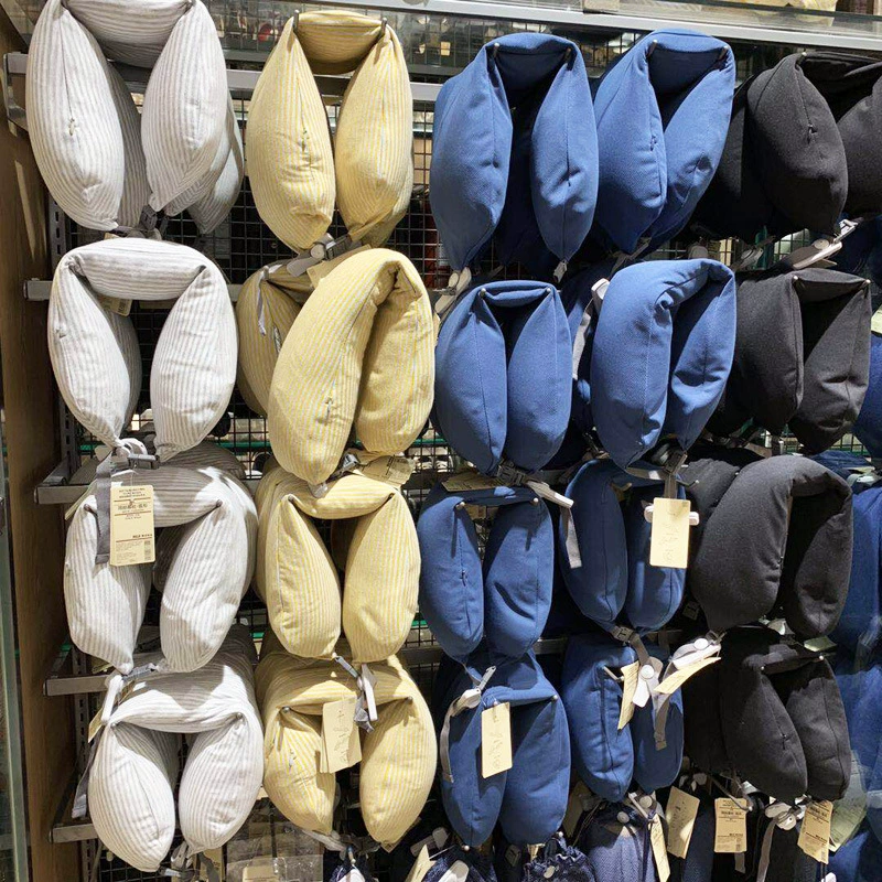 Хорошая U-образная подушка Muji в японском стиле, Шейная подушка, подушка для шеи, дорожная Автомобильная поясная подушка, подушка для самолета, U-образная подушка для головы