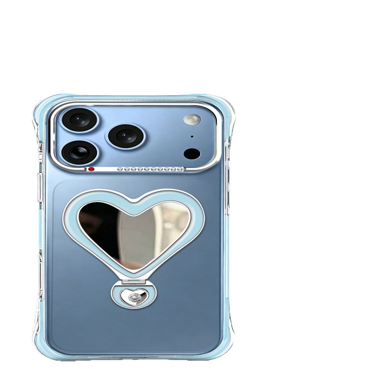 Funda con Soporte y Espejo para iPhone 17 y Apple 18 Pro Max de PC Antigolpes image 6