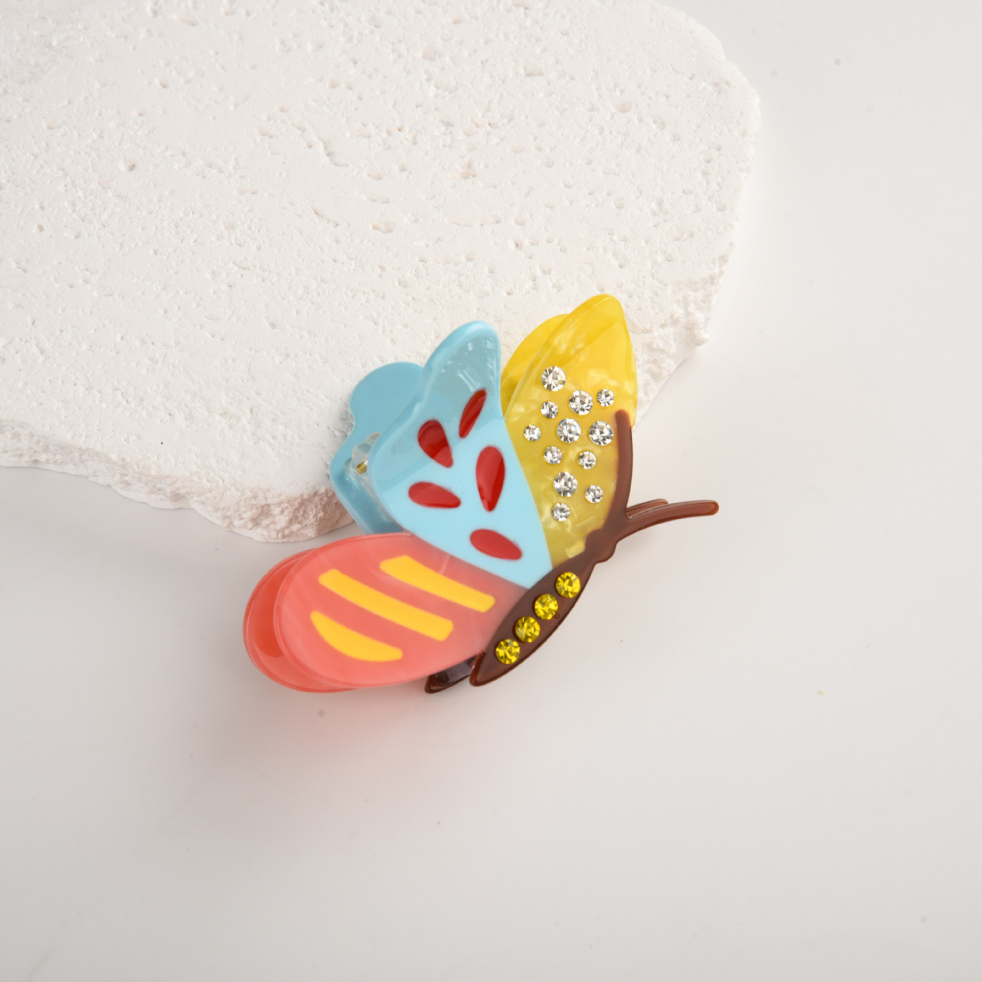 50g Weight Hair Claws Hair Accessories Type 1 Piece Quantity Holiday, Daily Occasion Acetic acid sheets Material Butterfly Pattern Women's Gender Sweet, Simple Style Style Women's Sweet Simple Style Butterfly Acetic Acid Sheets Hair Claws 5