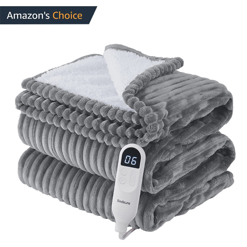亚马逊跨境电热毯欧洲外贸加热毯电褥子单人法兰绒双人电热垫定制