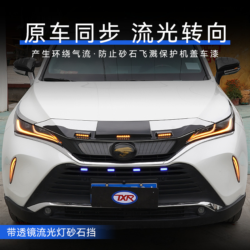 Tenxinrui es adecuado para Toyota Lingfang Harrier coche lluvia ventana lluvia ceja modificación arenisca escudo Accesorios