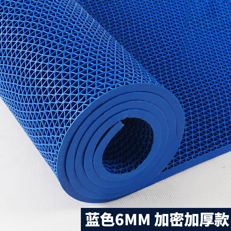 [조리된 접착제] 6.0mm 두께의 내마모성 파란색