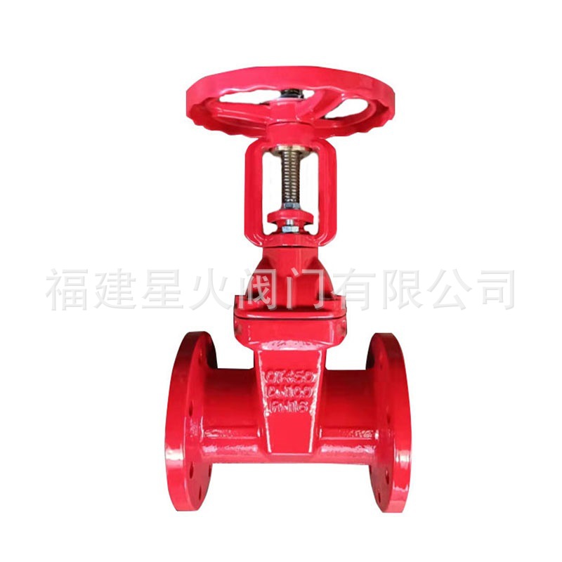 弹性座封闸阀 消防闸阀 消防明杆闸阀 法兰 软密封明杆闸阀 ZSZF4