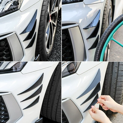 modified bumper carbon fiber grain: Spoiler