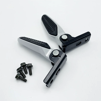 Yulong M9 Folding Pedal Hole Electric vehicle pedal - aluminum-a-pair-of-m9-pedals-screws-included