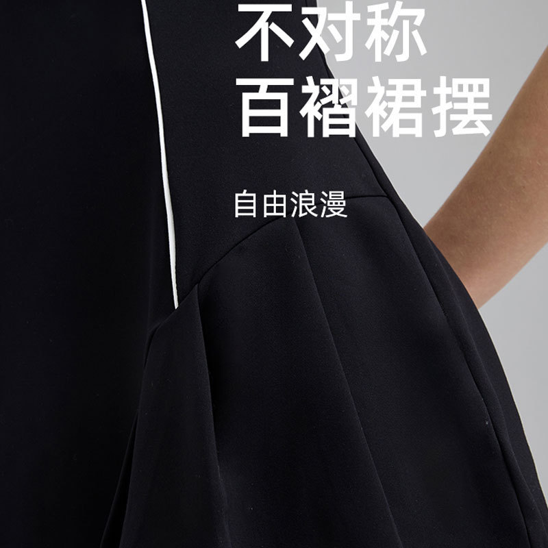 胸パッド付き女性用サマーテニススカートスーツ、ボトムスリム、高弾性、速乾性スポーツバドミントンスカート、ショートスカートドレス|undefined