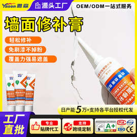 雅森防霉裂缝钉眼修复腻子批发一件代发白色补墙膏家用墙面修补膏