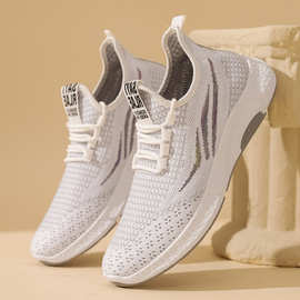 男鞋厂家2024春夏季新款鞋子男士跨境外贸透气休闲潮运动鞋男批发