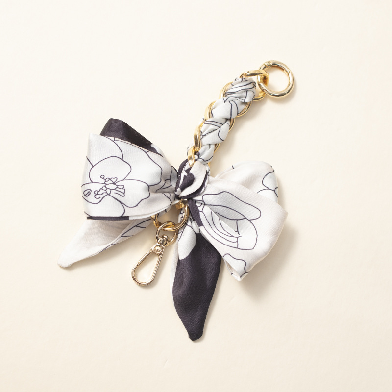 블랙 23 보우 연장 체인 17cm