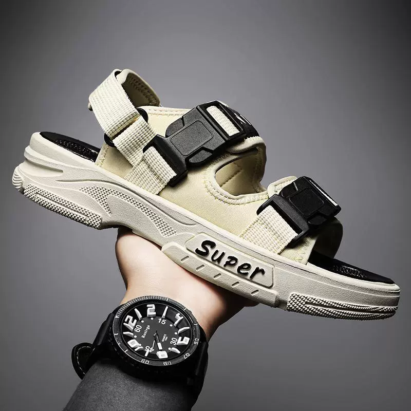 Мужские сандалии мужские 2024 новые весенние корейские спортивные студенты носят на улице