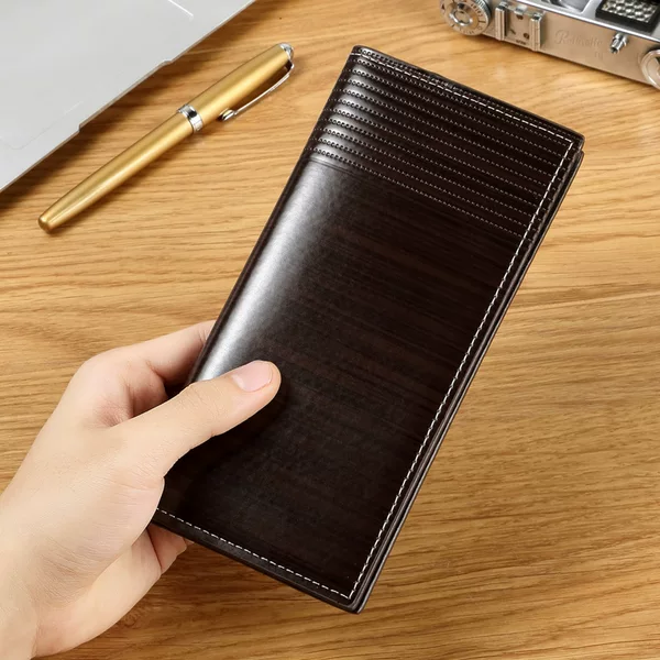 Men's New Wallet, Men's Long Personalized Men's Wallet, Fashionable Casual Suit Bag, Long Wallet, Men's Coin Purse
