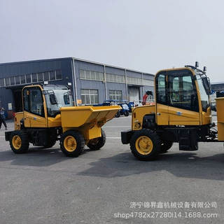 外贸出口前翻斗车 FC-15机械卸料载重1吨四轮蹦蹦车自卸车