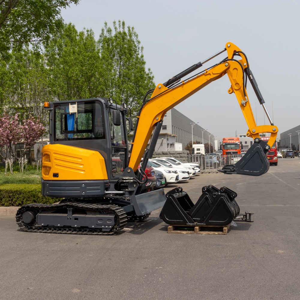 履带式挖掘机 40型室内拆除破碎小挖机 农用家用果园挖土挖沟机