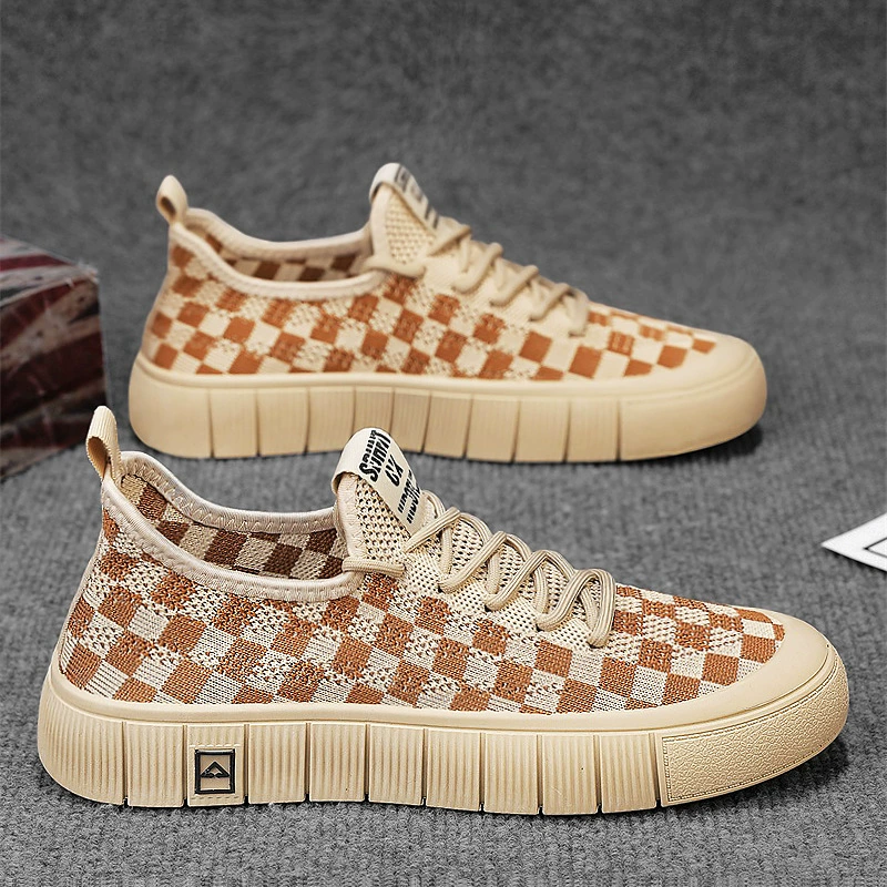 Мужские летние дышащие кроссовки из тонкой тканой сетки для спорта и отдыха на мягкой подошве с защитой от запаха, легкие рабочие туфли с сеткой против запаха