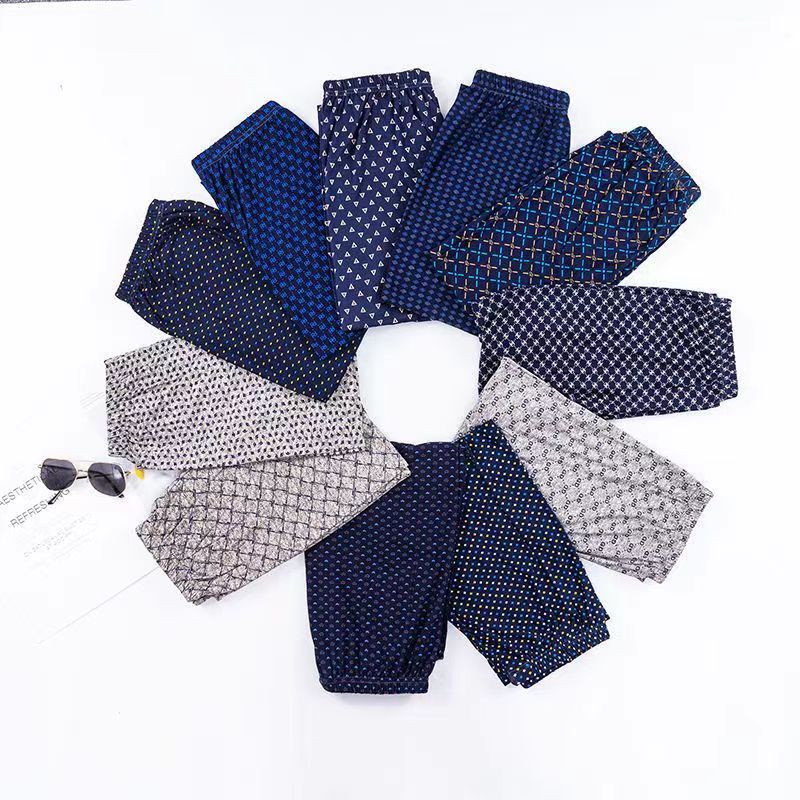 Men's Modal Thermal Pants, Casual Base Layer Pants, Extra Large Stretch Pants, Warm and Shaping for Middle-Aged and Elderly, High-Waisted