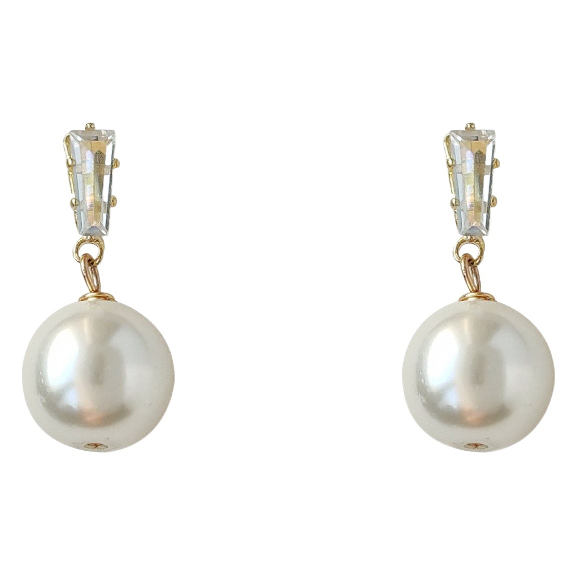 Colección de pendientes de alta calidad para el día a día, aguja de plata 925 bañada en oro 14K, diseño geométrico simple, nuevos pendientes de fábrica