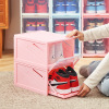 Pumping shoe box shoe storage box transparent home -saving dust prevention storage dormitory net red shoe wall shoe rack