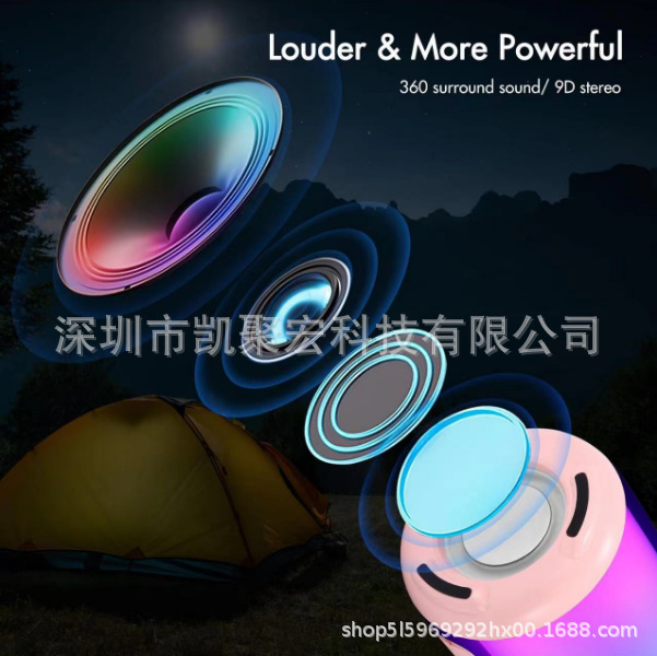 Altavoz Bluetooth Pulse K32 con función XiaoDu, micrófono inalámbrico portátil para exteriores, micrófono de karaoke, alta fidelidad