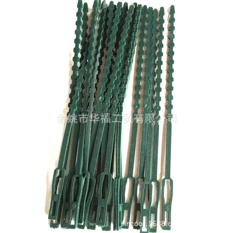 Suministro de jardín de plástico correa de amarre de la correa de unión de jardín de la correa ajustable de múltiples especificaciones y tamaños