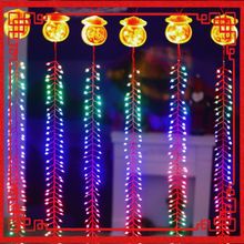 新款仿真鞭炮遥控带响LED家用结婚室外喜庆礼炮春节乔迁电子爆竹