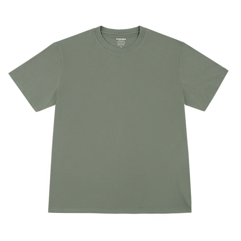 DuPont Solona 190g doble enfriamiento fresco sensación degradable respetuoso del medio ambiente tela suave color sólido manga corta Camiseta