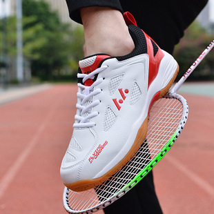 New plus size thick-soled men's outdoor sneaker non-slip badminton shoes fashion tennis shoes lovers professional training shoes