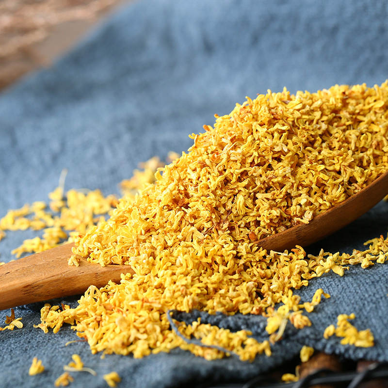 Guilin Premium Dried Osmanthus Tea with Intense Fragrance, Food Additive, Direct from Guangxi Guilin Golden Osmanthus Dried Flower Manufacturer, Wholesale Guilin Premium Dried Osmanthus Tea with Intense Fragrance, Food Additive, Direct from Guangxi Guilin Golden Osmanthus Dried Flower Manufacturer, Wholesale