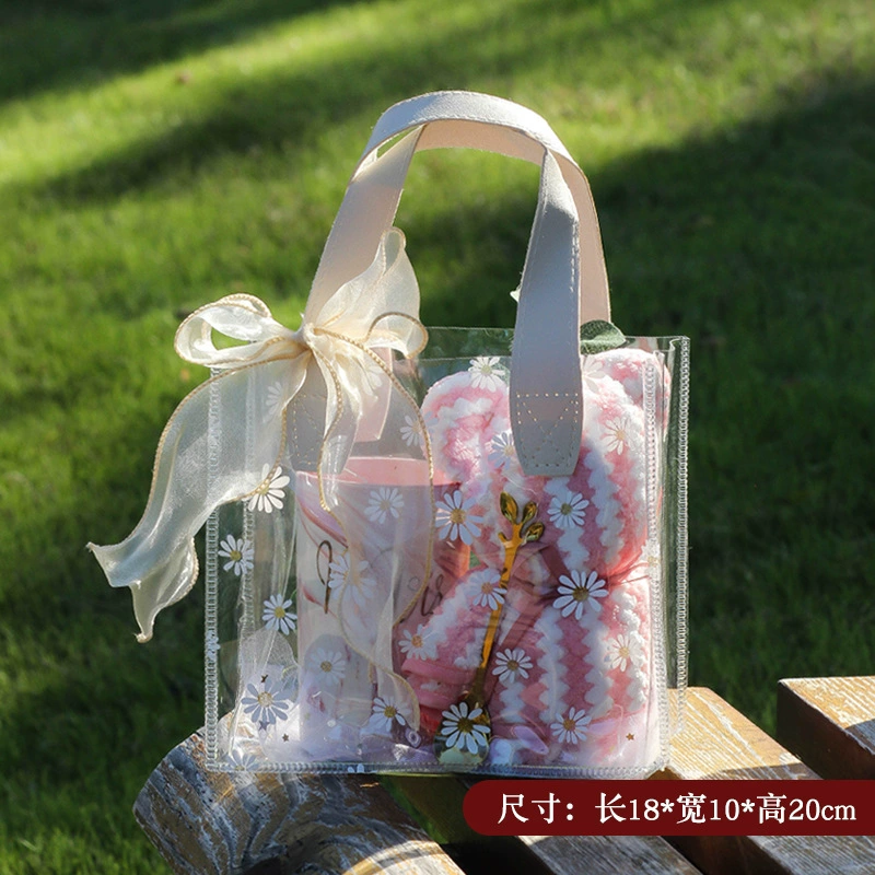 Прозрачная Supreme подарочная сумка Hand Hand Hands Box Wedding Hi Sugar Box