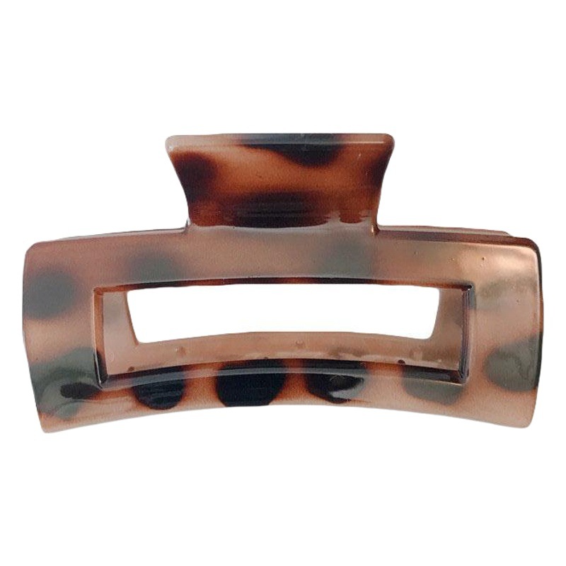 Pinza tiburón rectangular XL 2024, premium para mucho cabello