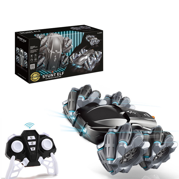 Cross-Border Amazon Hot-Selling Stunt Remote Control Car Wholesale in Stock Children's Four-Wheel Drive Drifting and Climbing Toy Car Cross-Border Amazon Hot-Selling Stunt Remote Control Car Wholesale in Stock Children's Four-Wheel Drive Drifting and Climbing Toy Car