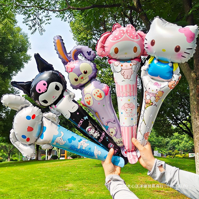 Детские ручные воздушные шары Kuromi, весенний выход Sanrio Melody, украшение для дня рождения, киоск, небольшие товары, подарки