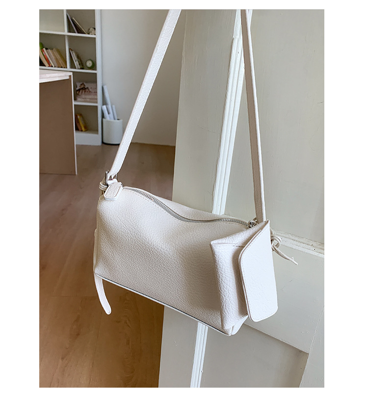 Large-capacity soft-faced single-shoulder bag for women, new style 2025, trendy and retro, stylish and fashionable, with a fashionable and high-quality crossbody bag undefined