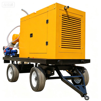 Мобильная насосная станция Baoqing Machinery с дизельным двигателем