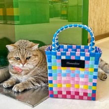 夏季新品手工编织包休闲度假沙滩包购物逛街菜篮子单肩手提包女