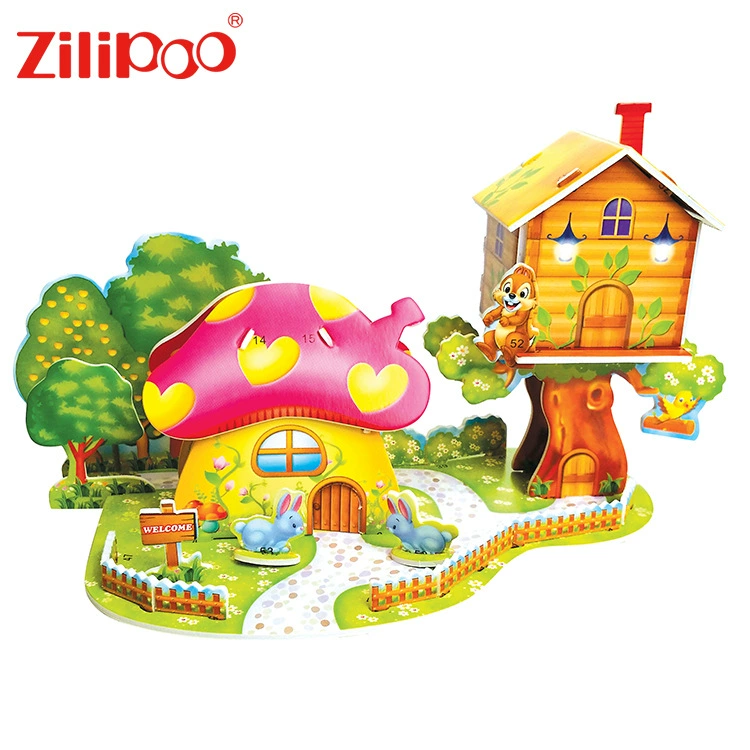 Three dimensional brainteaser, smart toy, 3D, early education, DIY